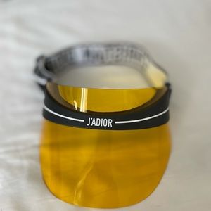 Dior Yellow Visor